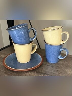 Five Denby Juice Dishes